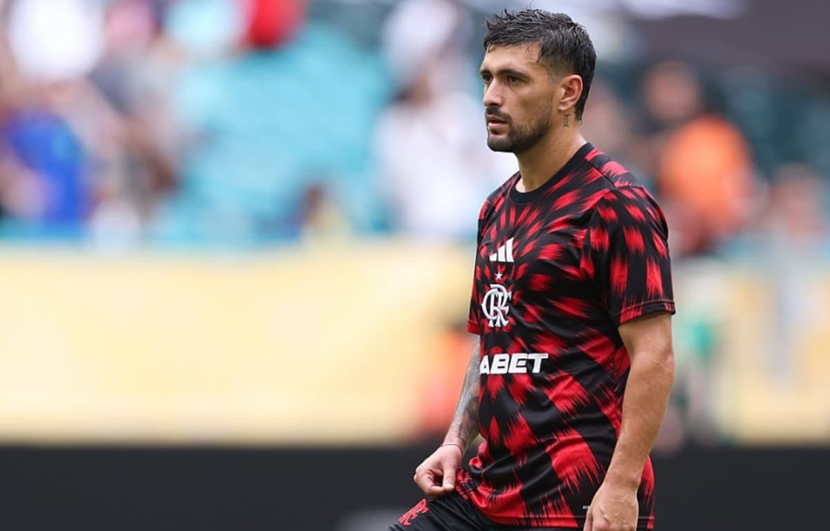 arrascaeta em jogo do flamengo na copa do mundo de clubes