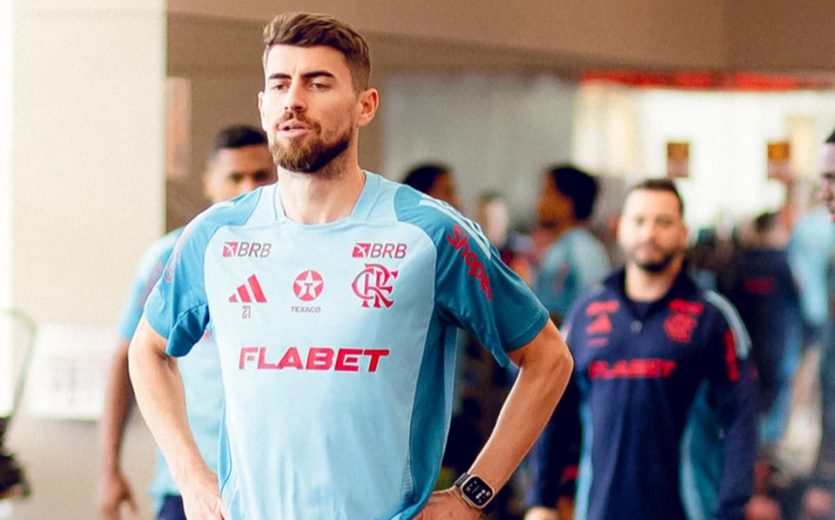 jorginho do flamengo em atividade no ninho do urubu