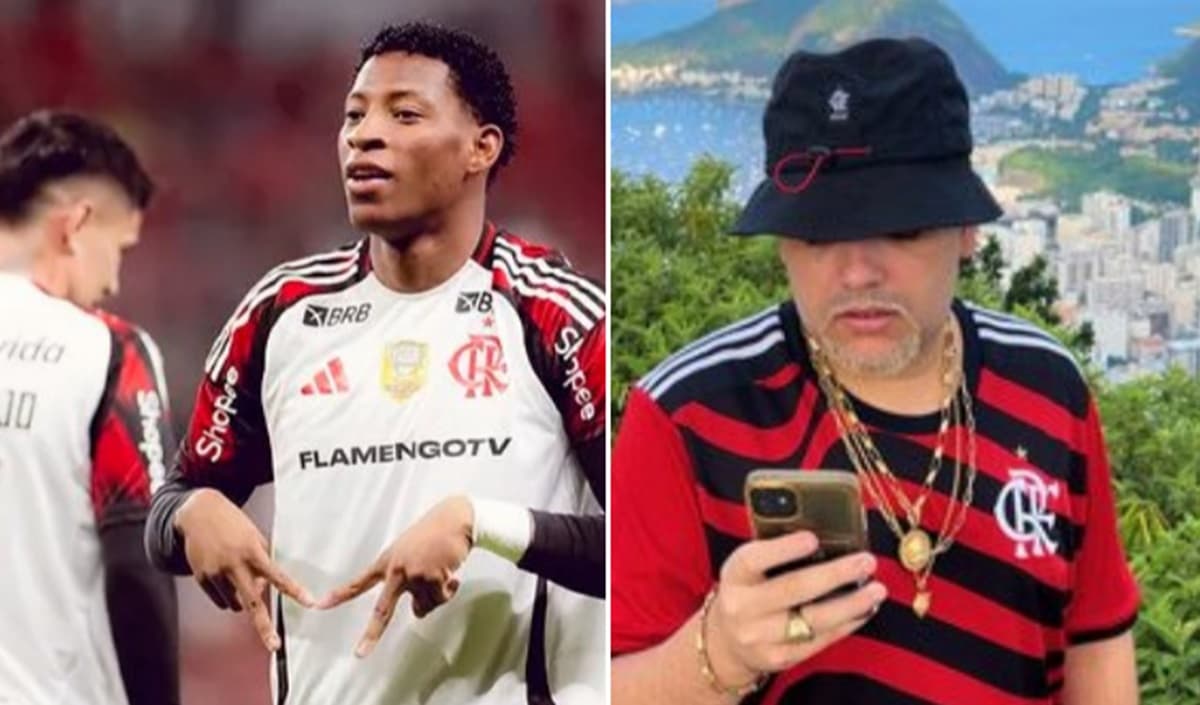 gonzalo plata marca em jogo do flamengo dj br da tijuca