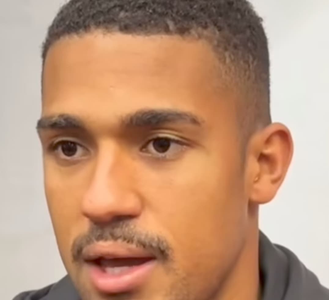 Samuel Lino na zona mista após Flamengo x Internacional