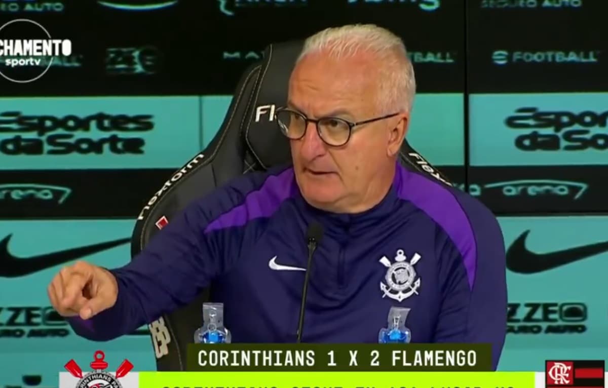 dorival júnior fica irritado com pergunta após corinthians e flamengo