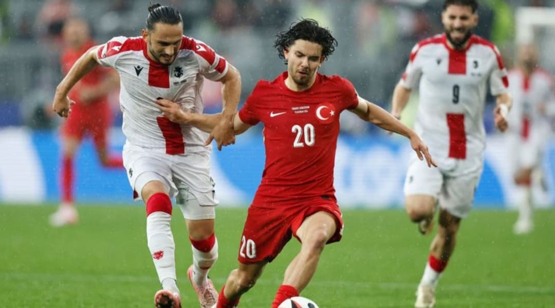 Geórgia e Turquia se enfrentando na Euro 2024