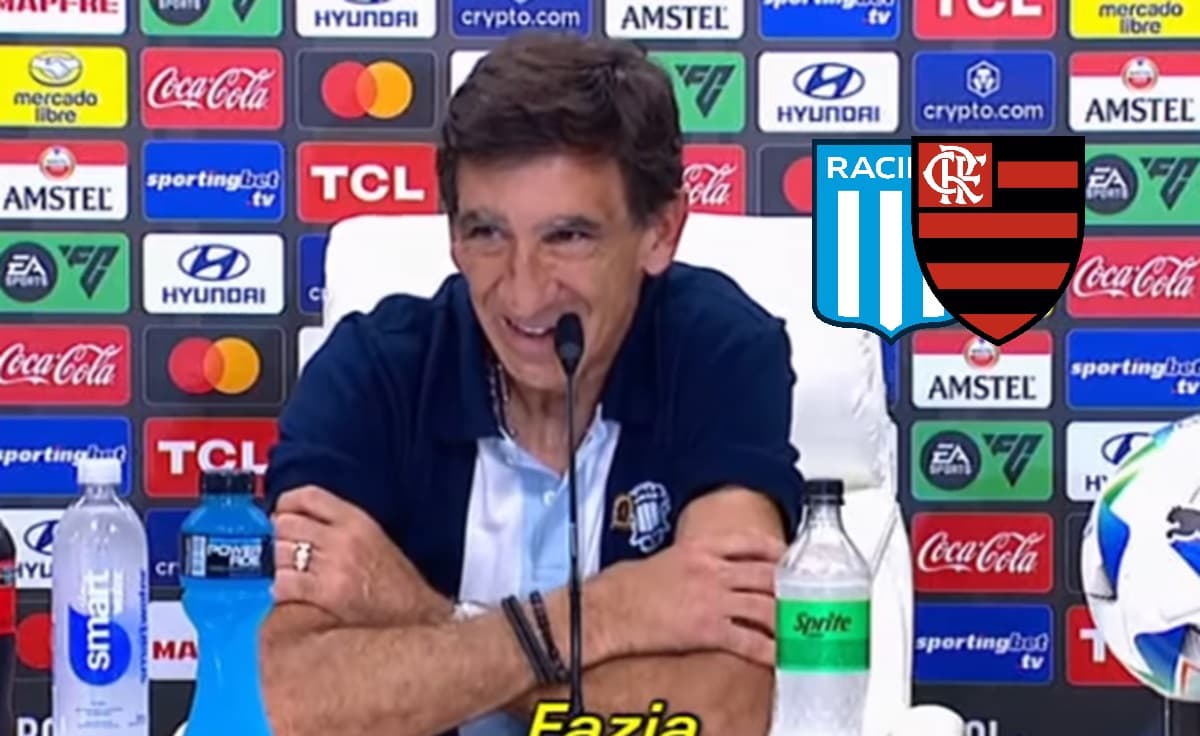 técnico do racing possível rival do flamengo na libertadores