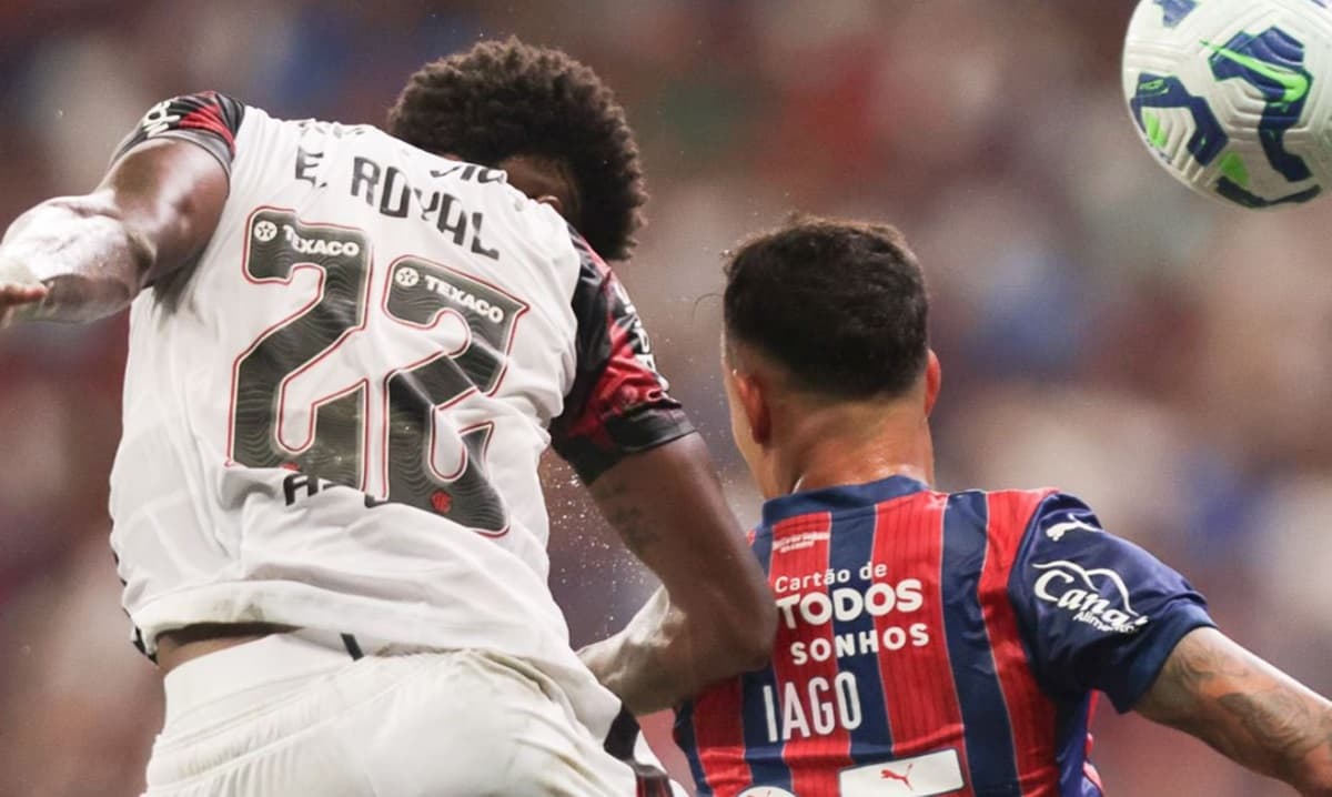 emerson royal em jogo do flamengo contra o bahia