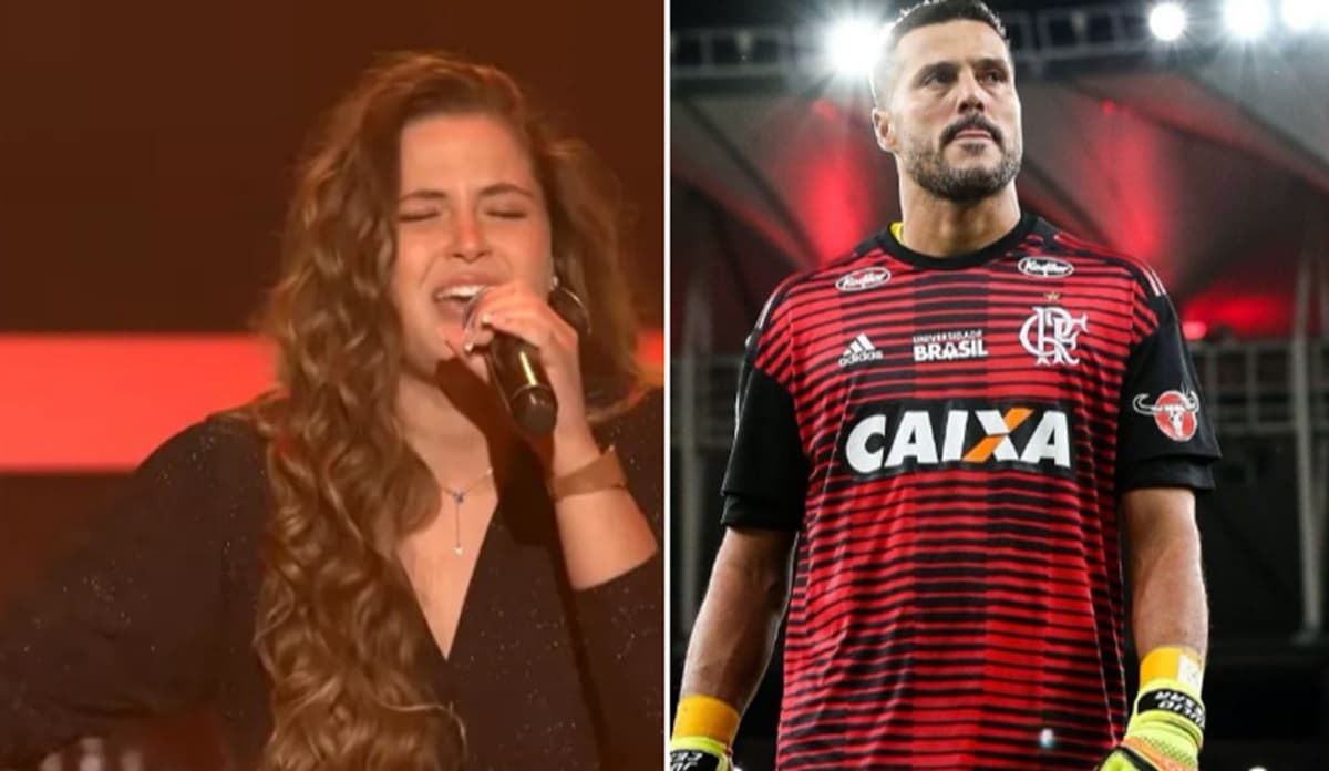 Filha de ex-goleiro Júlio Cesar, ídolo do Flamengo, canta no The Voice