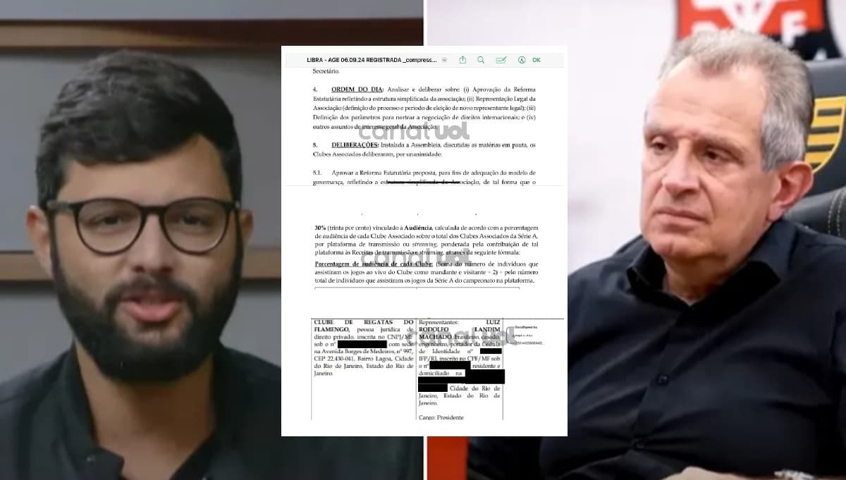 flamengo retruca jornalista por assinatura de landim