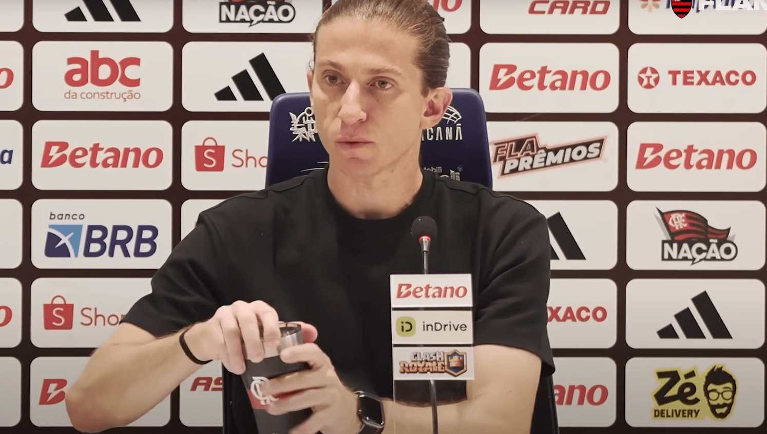 Filipe Luís fala em coletiva de imprensa após Flamengo 3x0 Sport pelo Brasileirão 2025