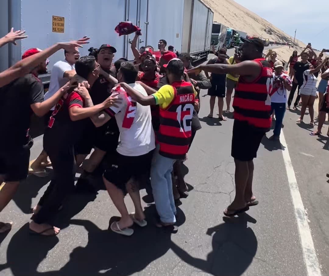 AcreFlanáticos a caminho de Lima para final da Libertadores entre Flamengo e Palmeiras