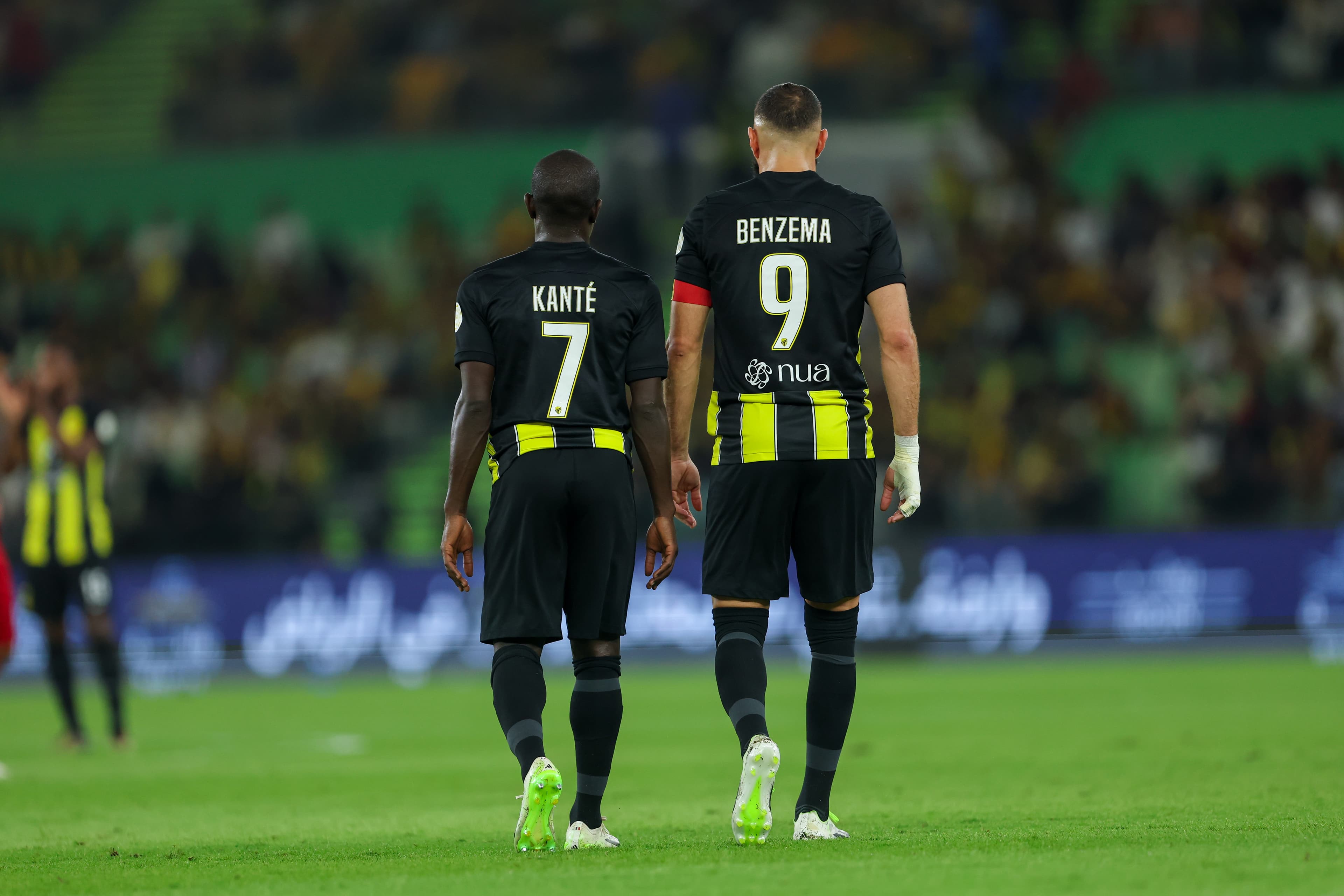 Kanté e Benzema na Arábia Saudita