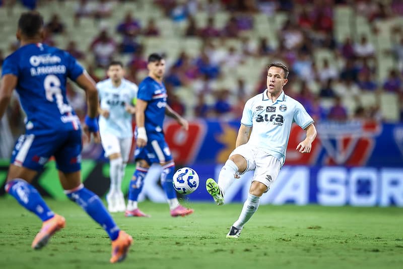 Arthur em Lance da partida entre Gremio e Fortaleza