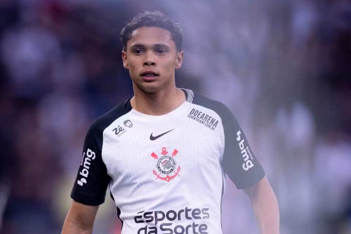 Dieguinho, jovem atacante de 18 anos do Corinthians