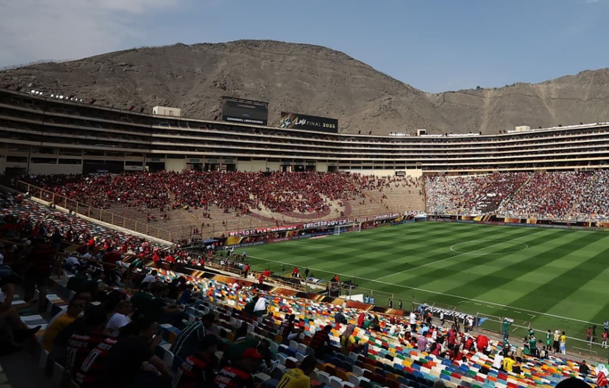 Estádio Monumental, local de Palmeiras x Flamengo