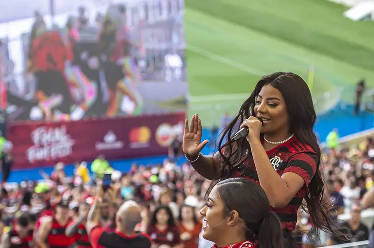 Ludmilla em Fun Fest do Flamengo no Maracanã