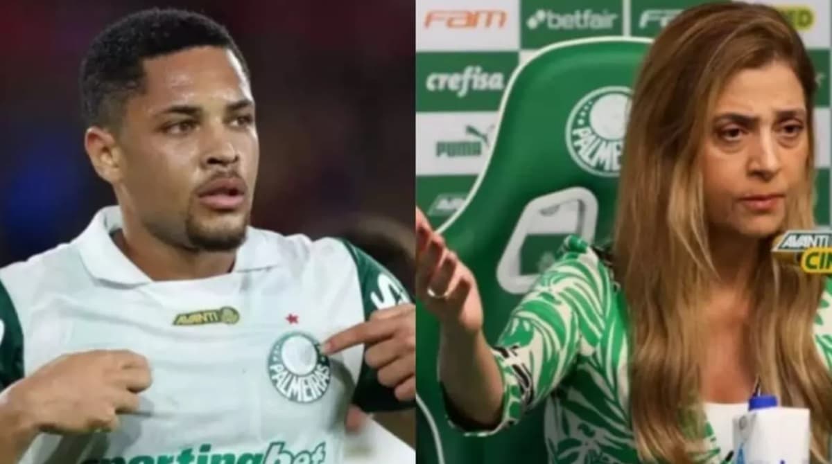 Vitor Roque e Leila Pereira; jogo do Palmeiras e coletiva no Palmeiras