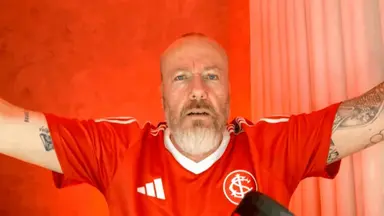 Baldasso, torcedor do Internacional, valorizando Flamengo