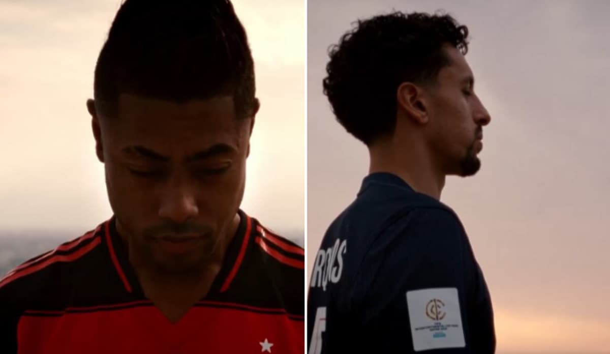 Fifa publica vídeo com Bruno Henrique, do Flamengo e Marquinhos, do PSG