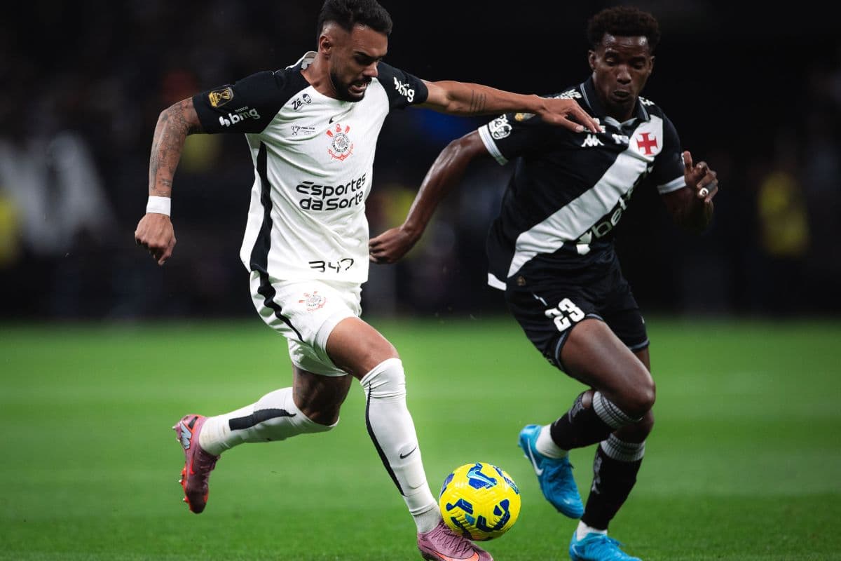 Corinthians x Vasco em jogo de ida da final da Copa do Brasil 2025
