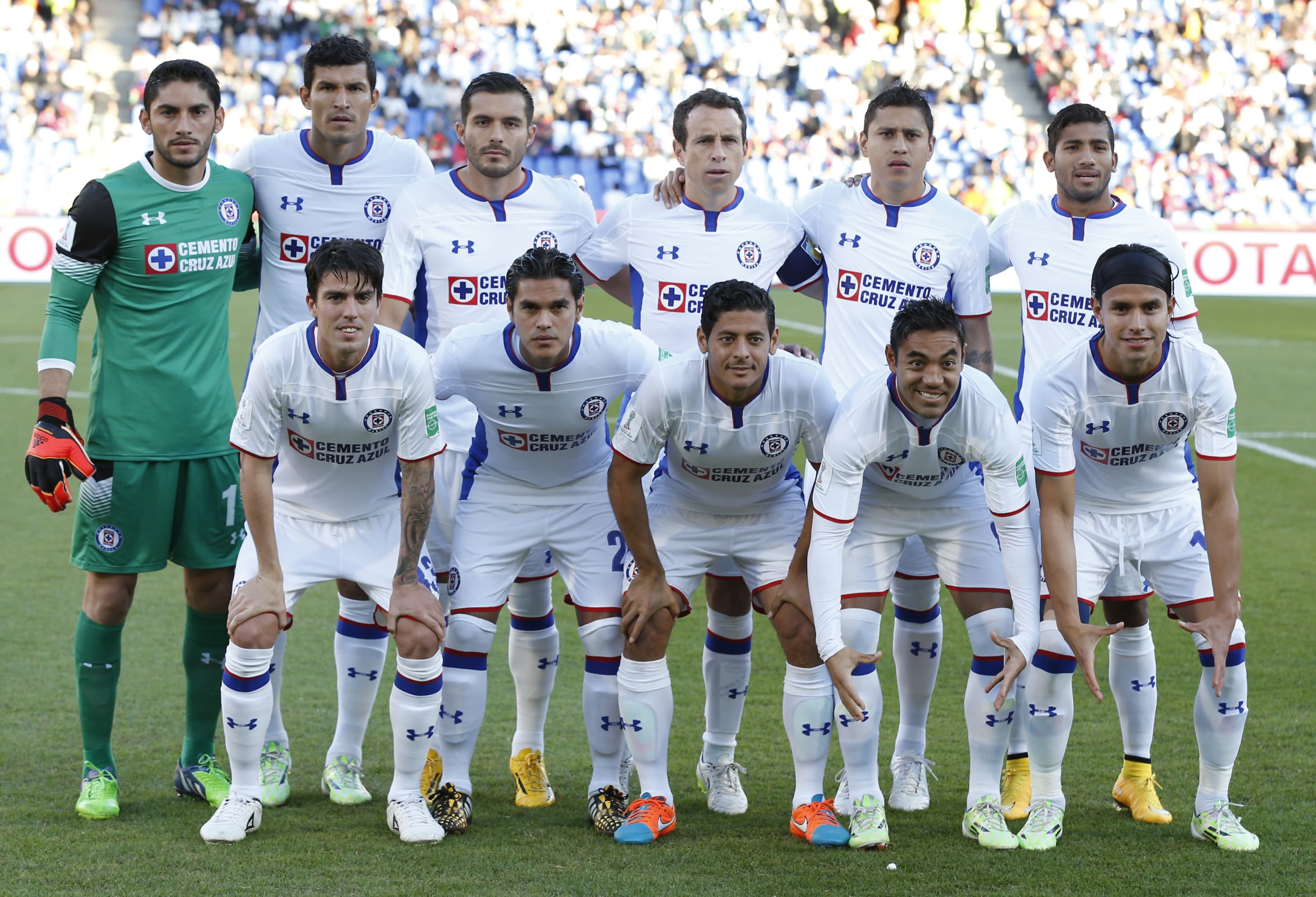 Cruz Azul perfilado antes de Mundial de Clubes 2014