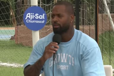 Dedé, ex-jogador do Vasco, durante entrevista ao Charla Podcast