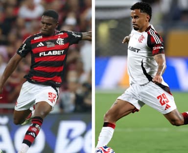 Evertton Araújo e Allan pelo Flamengo