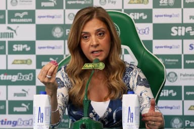 Leila Pereira, presidente do Palmeiras