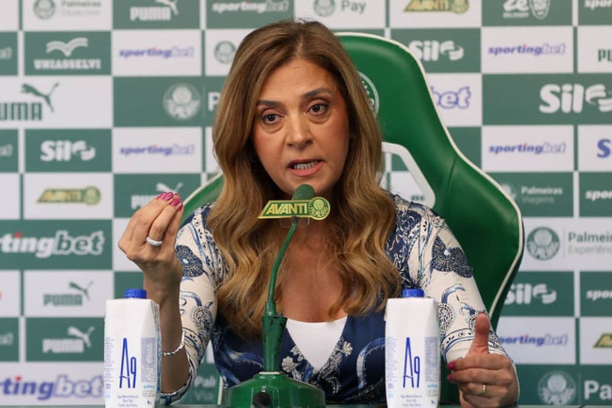 Leila Pereira, presidente do Palmeiras