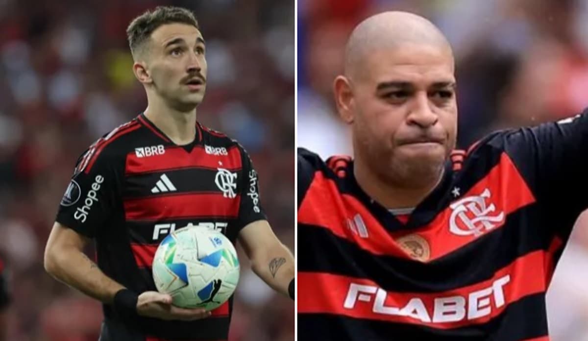 Léo Ortiz e Adriano Imperador, ídolo do Flamengo, vão participar do Jogo das Estrelas do Zico