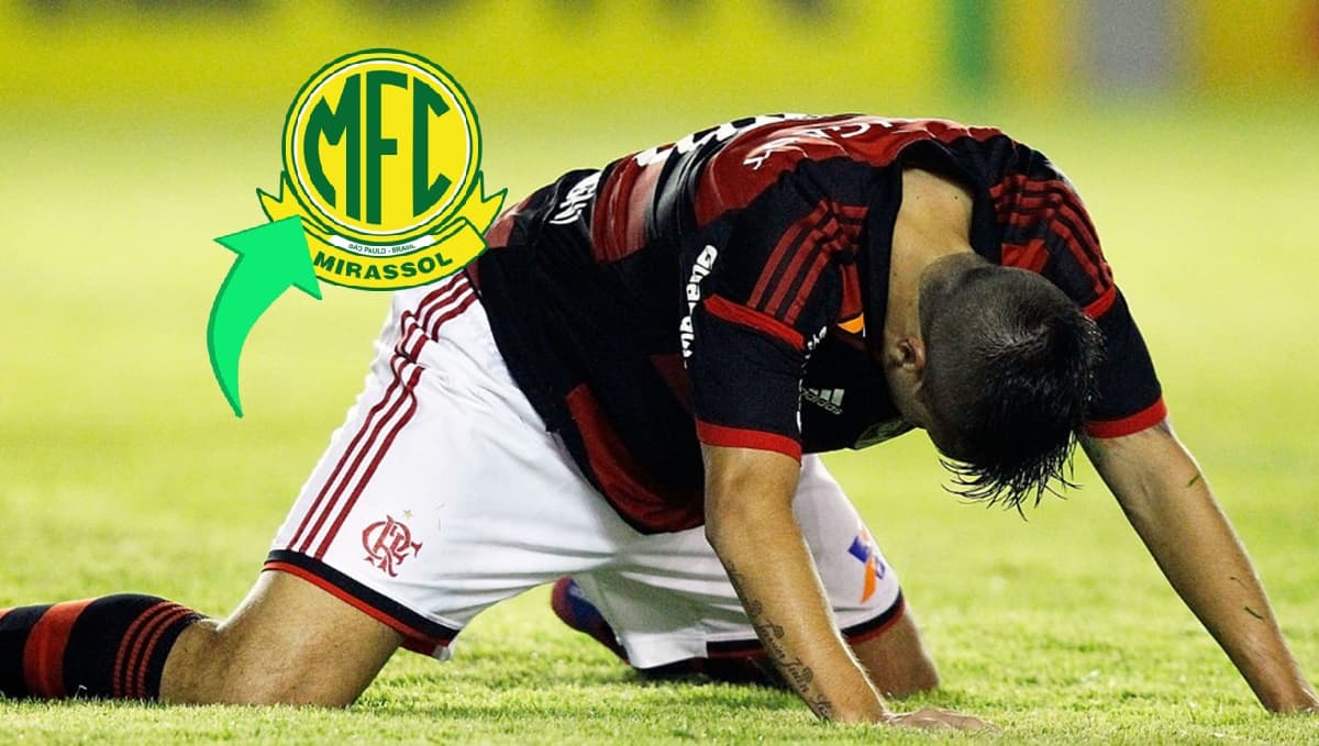 Lucas Mugni, ex-Flamengo, acertando com Mirassol