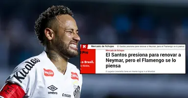 Neymar, do Santos, especulado no Flamengo