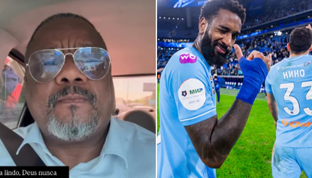 Pai do Gerson, do Zenit, no Instagram