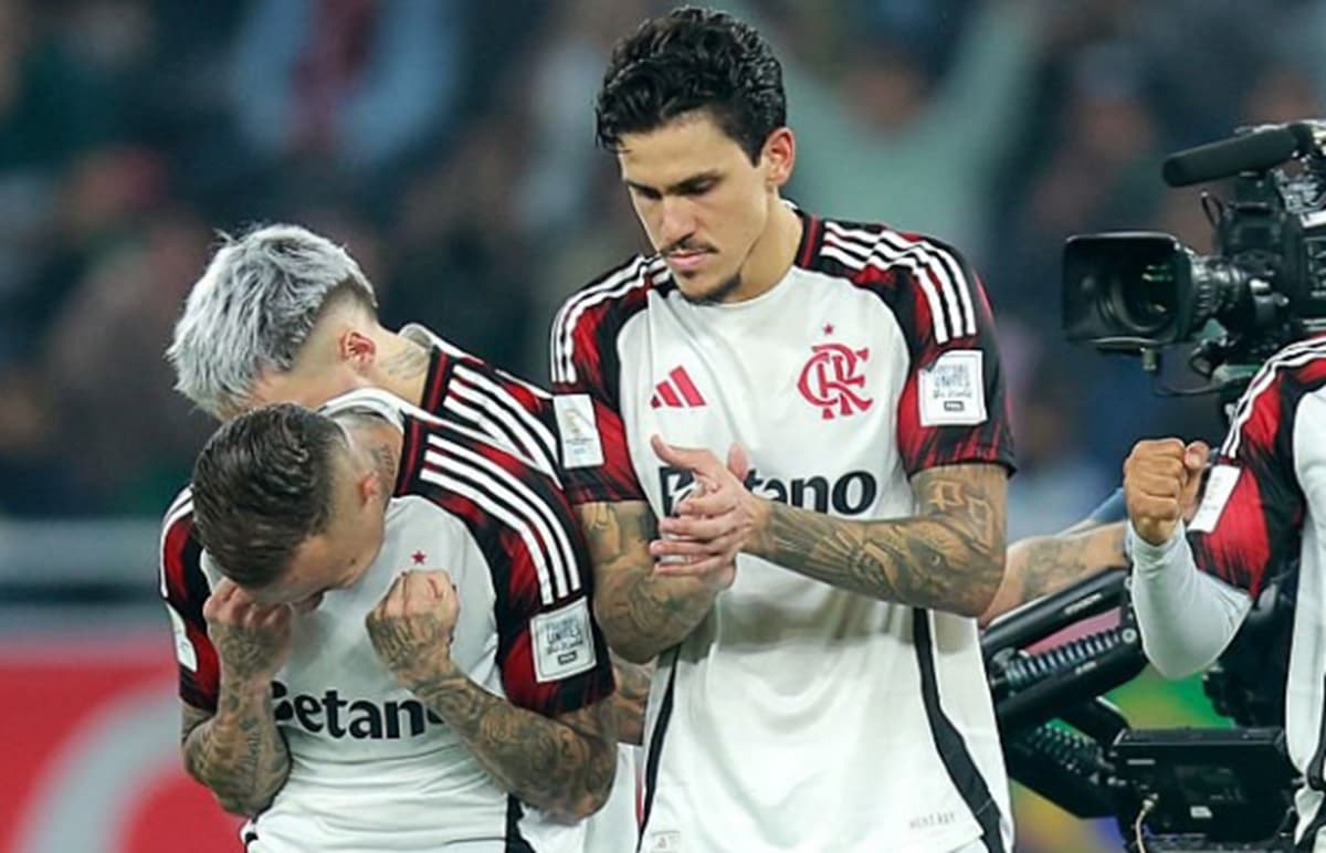 Pedro e Cebolinha nos pênaltis entre Flamengo e PSG