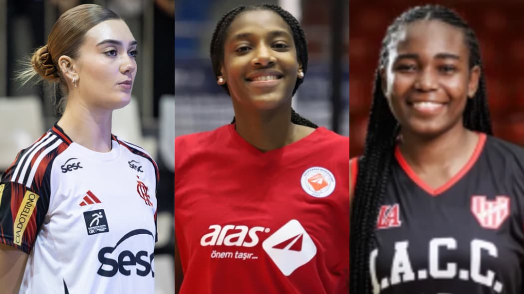 Helena (esquerda), Ana Karina (centro); Nicoll Dayana (direita)