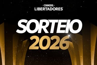 Imagem de divulgação da Conmebol sobre o sorteio da pré-Libertadores