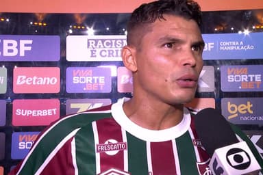 Thiago Silva, zagueiro do Fluminense, em entrevista após derrota para o Vasco pela Copa do Brasil