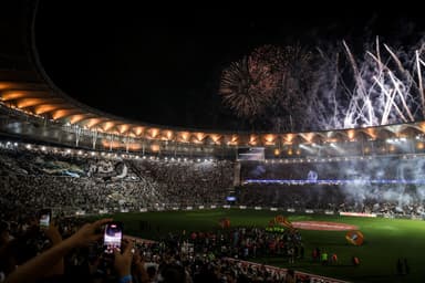 Torcida do Vasco no Maracanã na semifinal da Copa do Brasil contra o Fluminense