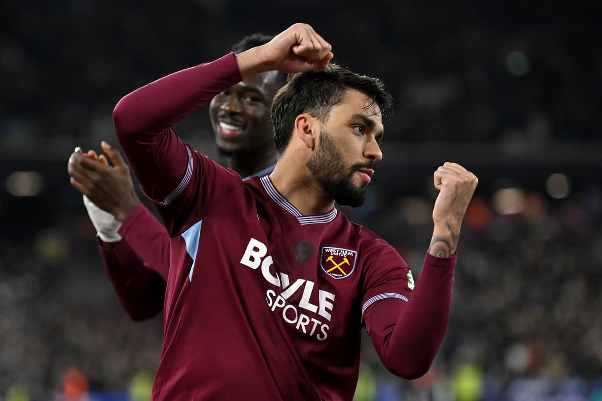 Lucas Paquetá teve grande atuação em West Ham x Brighton, com gol e assistência, mas não conseguiu vencer