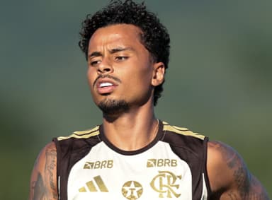 Allan durante primeiro dia de treinamento do Flamengo em 2026