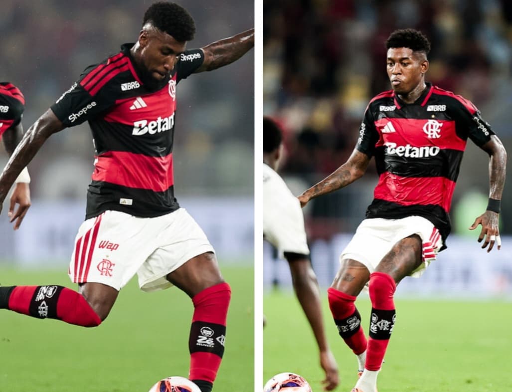 Emerson Royal e Vitão pelo Flamengo