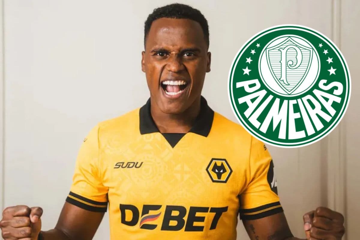 Jhon Arias, atualmente no Wolverhampton, é procurado pelo Palmeiras
