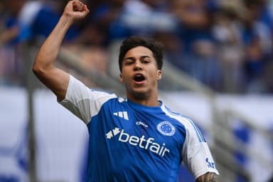 Kaio Jorge comemora gol pelo Cruzeiro