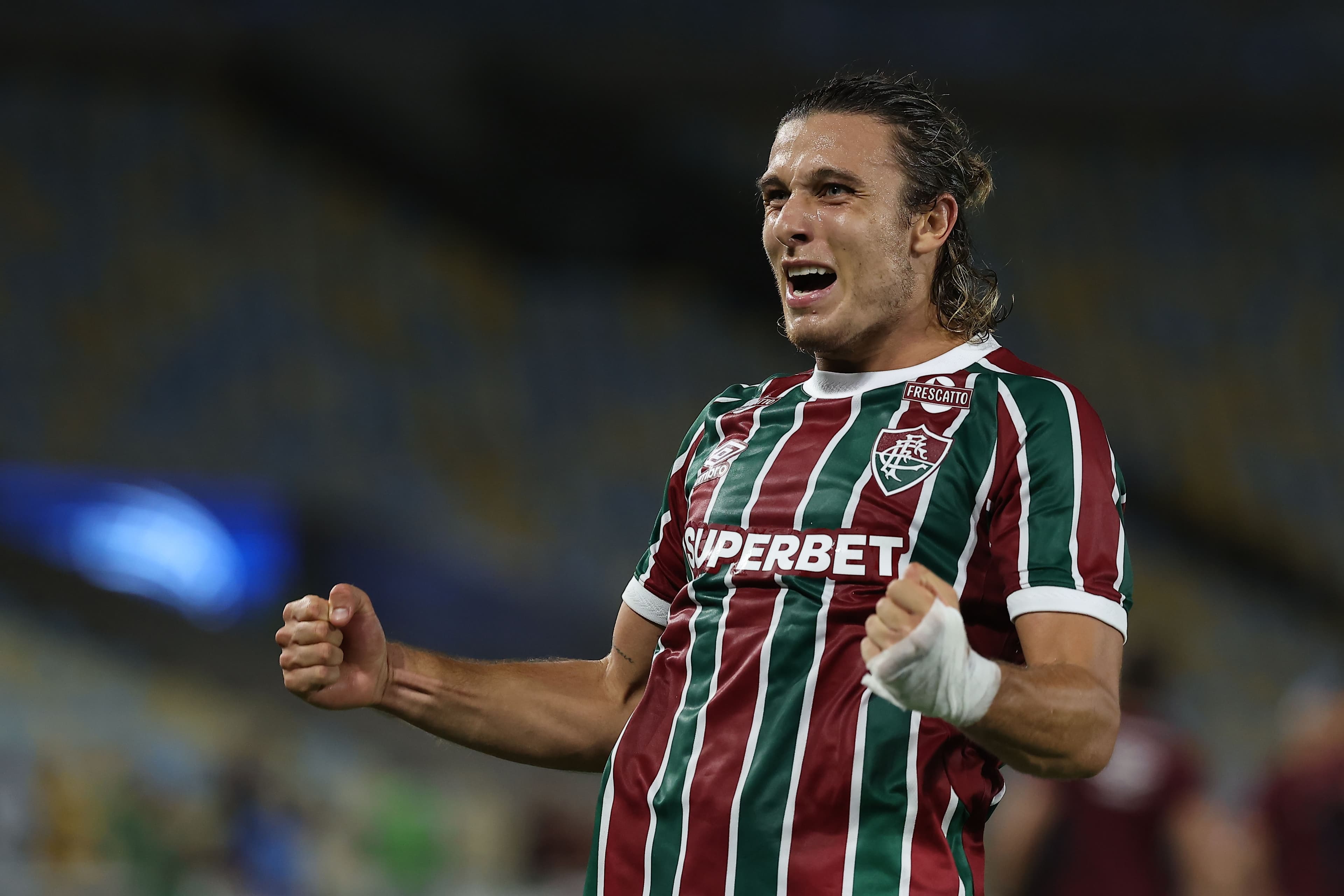 Canobbio comemorando