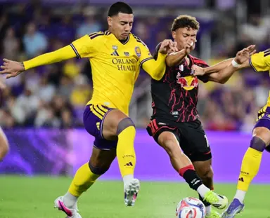 Iago na marcação em Orlando City x New York