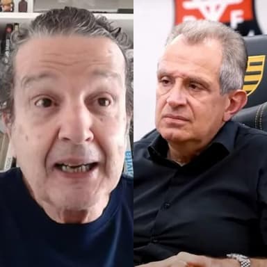 Juca Kfouri (esquerda) Bap (direita)