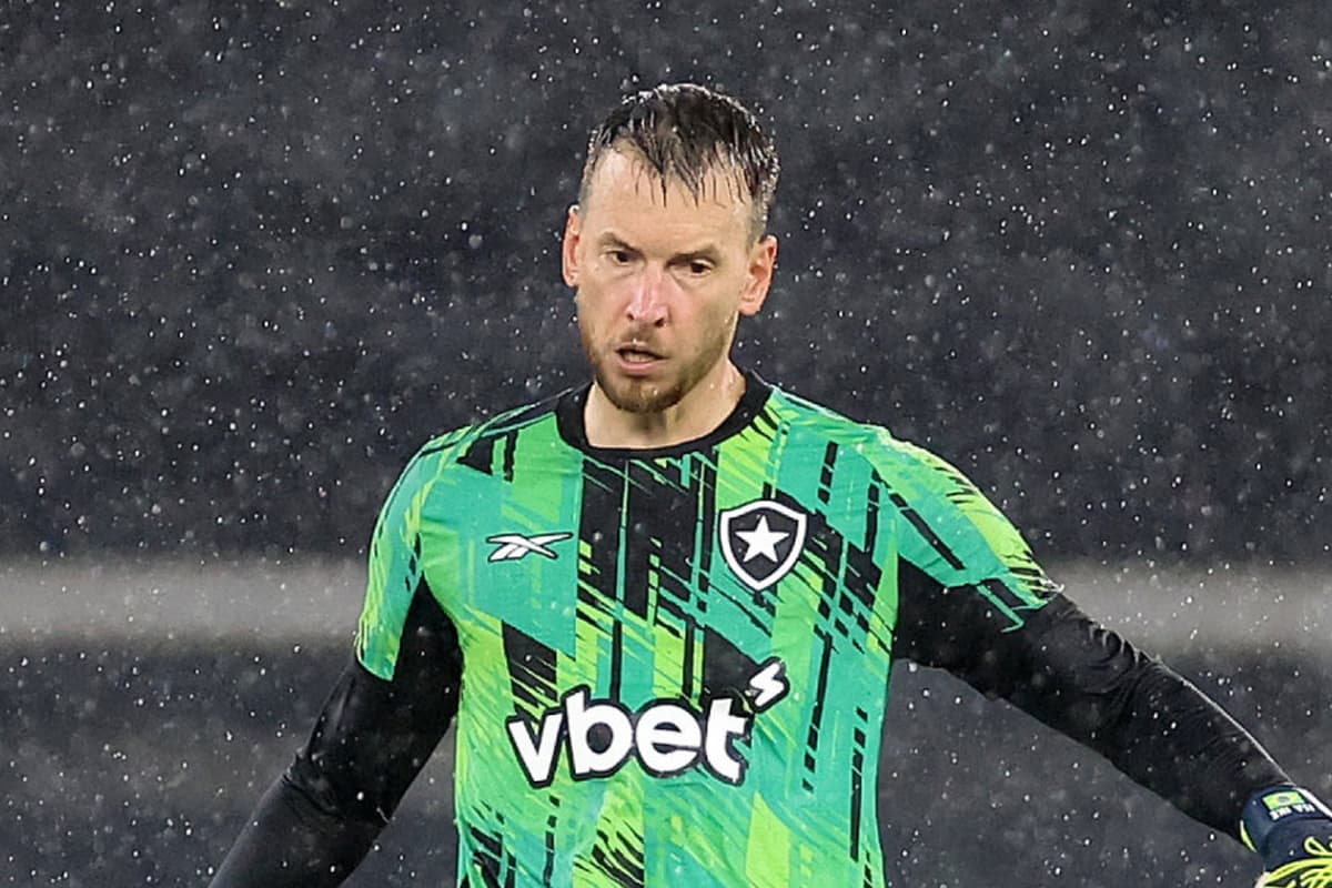 Neto durante jogo do Botafogo