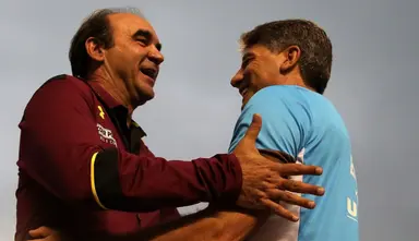 Renato Gaúcho e Ricardo Gomes, dois técnicos que já passaram pelo Flamengo
