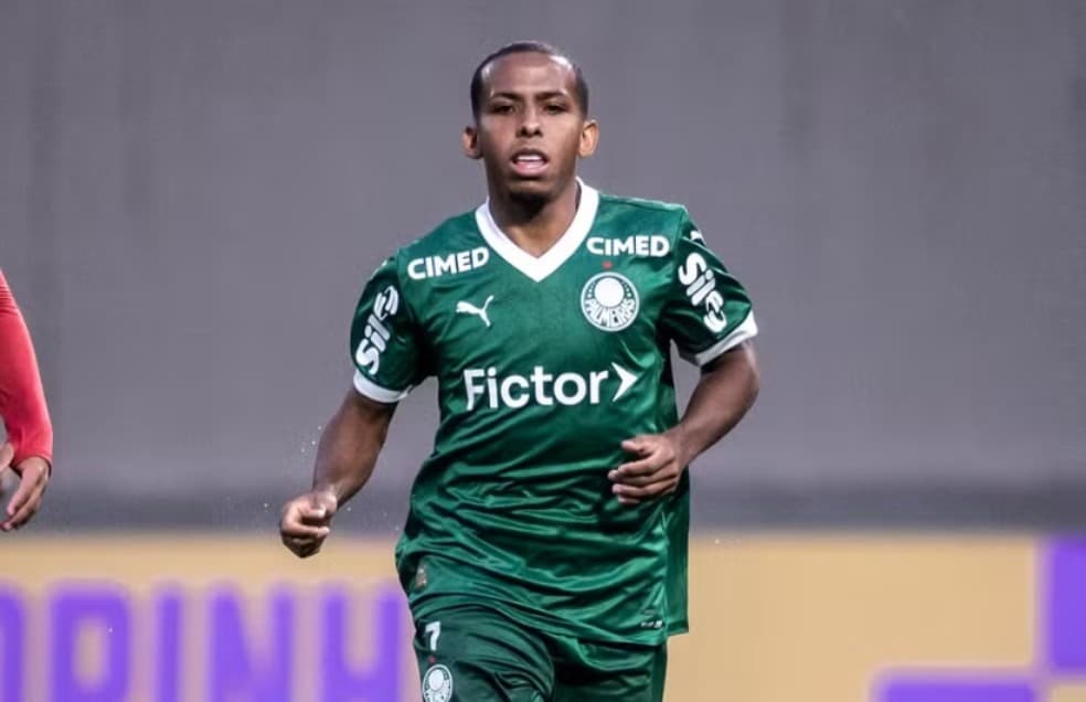 Sorriso em atuação pelo Palmeiras