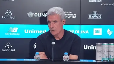 Luís Castro na coletiva pós-Grêmio x Internacional