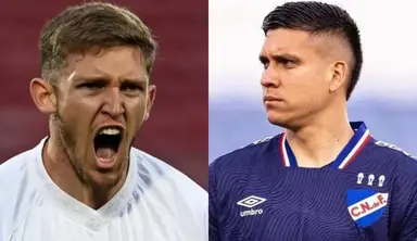 Rodrigo Castillo (esquerda) e Millán (direita), alvos do Fluminense